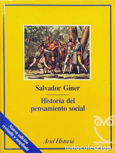 Libros: Historia del pensamiento social- 9788434465749