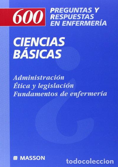 Libros: 600 preguntas y respuestas en enfermer&iacute;a: ciencias b&aacute;sicas- 9788445810088