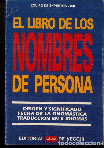 Libros: El libro de los nombres de persona- 9788431512767
