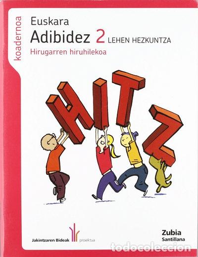 Libros: Euskara Adibidez 2 Lehen Hezkuntza Koadernoa- 9788498941456