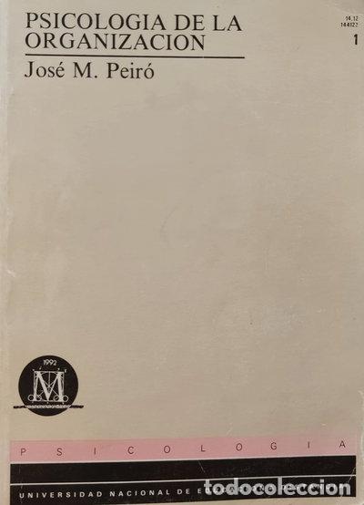 Livres: Psicolog&iacute;a de la organizaci&oacute;n- 9788436214697