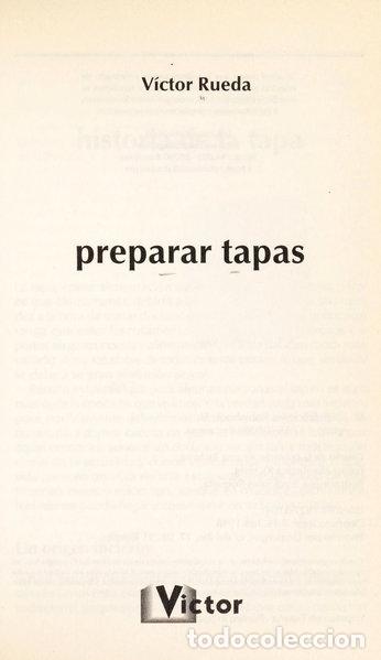 Libros: Preparar Tapas- 9788479273101
