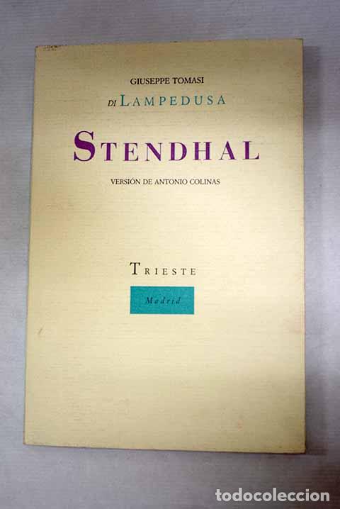 Libros: Stendhal: Lampedusa, Giuseppe Tomasi di.- Lampedusa, Giuseppe Tomasi di