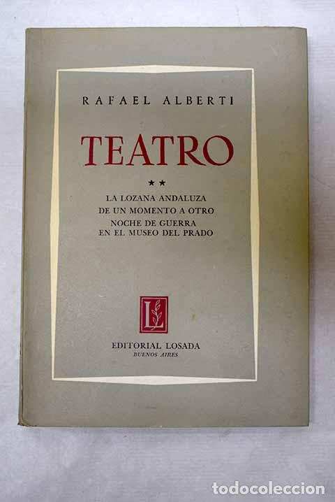 Libros: Teatro, tomo II: Alberti, Rafael.- Alberti, Rafael