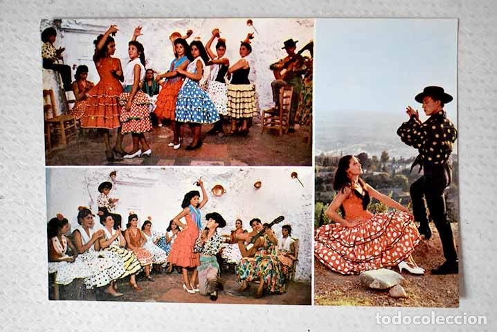Livros em segunda m&atilde;o: Postal Baile espa&ntilde;ol, gitanos del Sacromonte