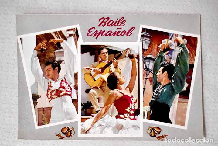 Libros: Postal Baile espa&ntilde;ol, casta&ntilde;uelas - Foto 1