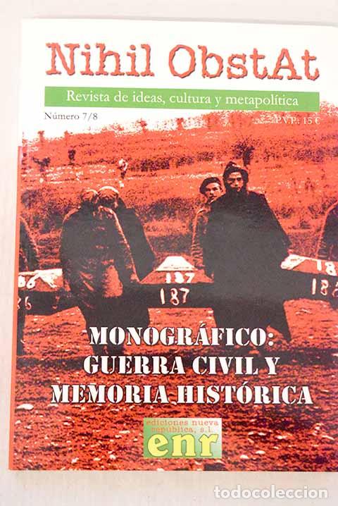 Libros: Nihil obstat: revista de ideas, cultura y metapol&iacute;tica, numero 7-8