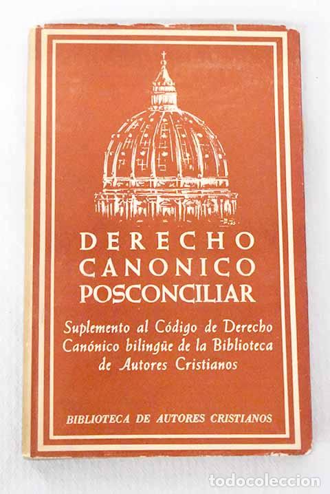 Libros: Derecho can&oacute;nico posconciliar - Foto 1