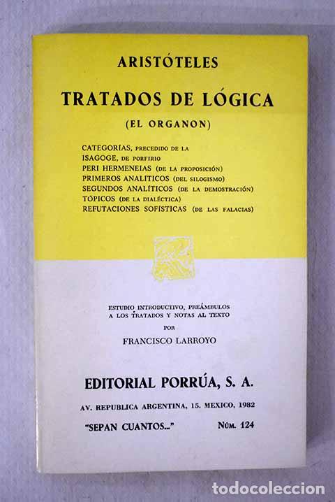 Libros: Tratados de L&oacute;gica: Arist&oacute;teles.- Arist&oacute;teles