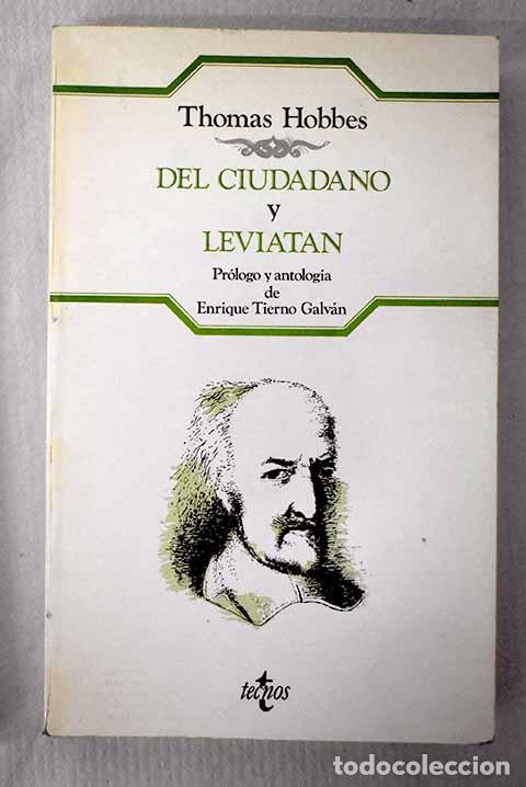 Libros: Antolog&iacute;a de textos pol&iacute;ticos:: Del ciudadano ; Leviatan.- Hobbes, Thomas
