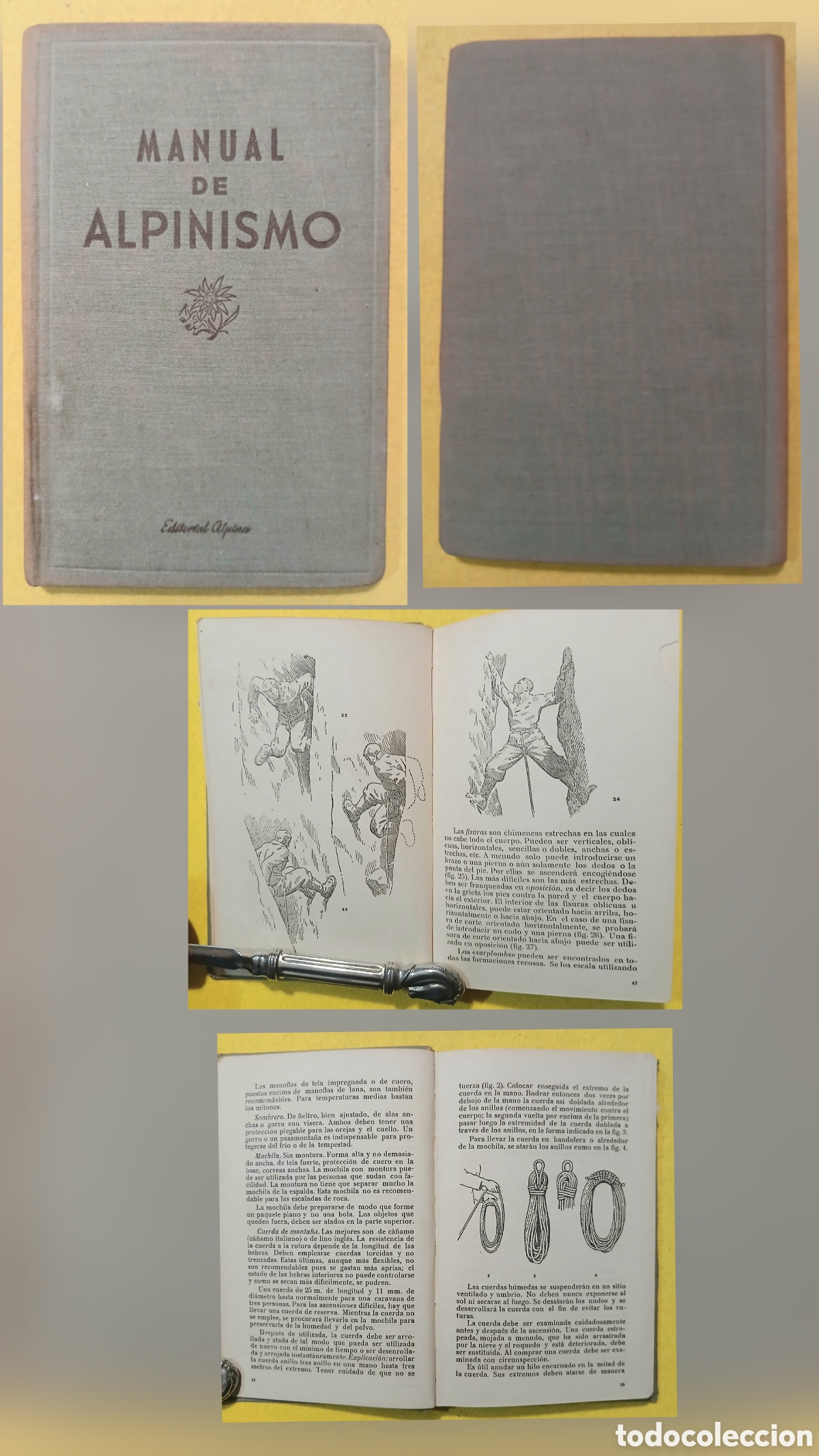 Libros: Manual de alpinismo, editoril alpina