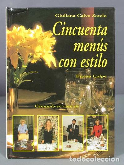 books: Cincuenta men&uacute;s con estilo- 9788423958351