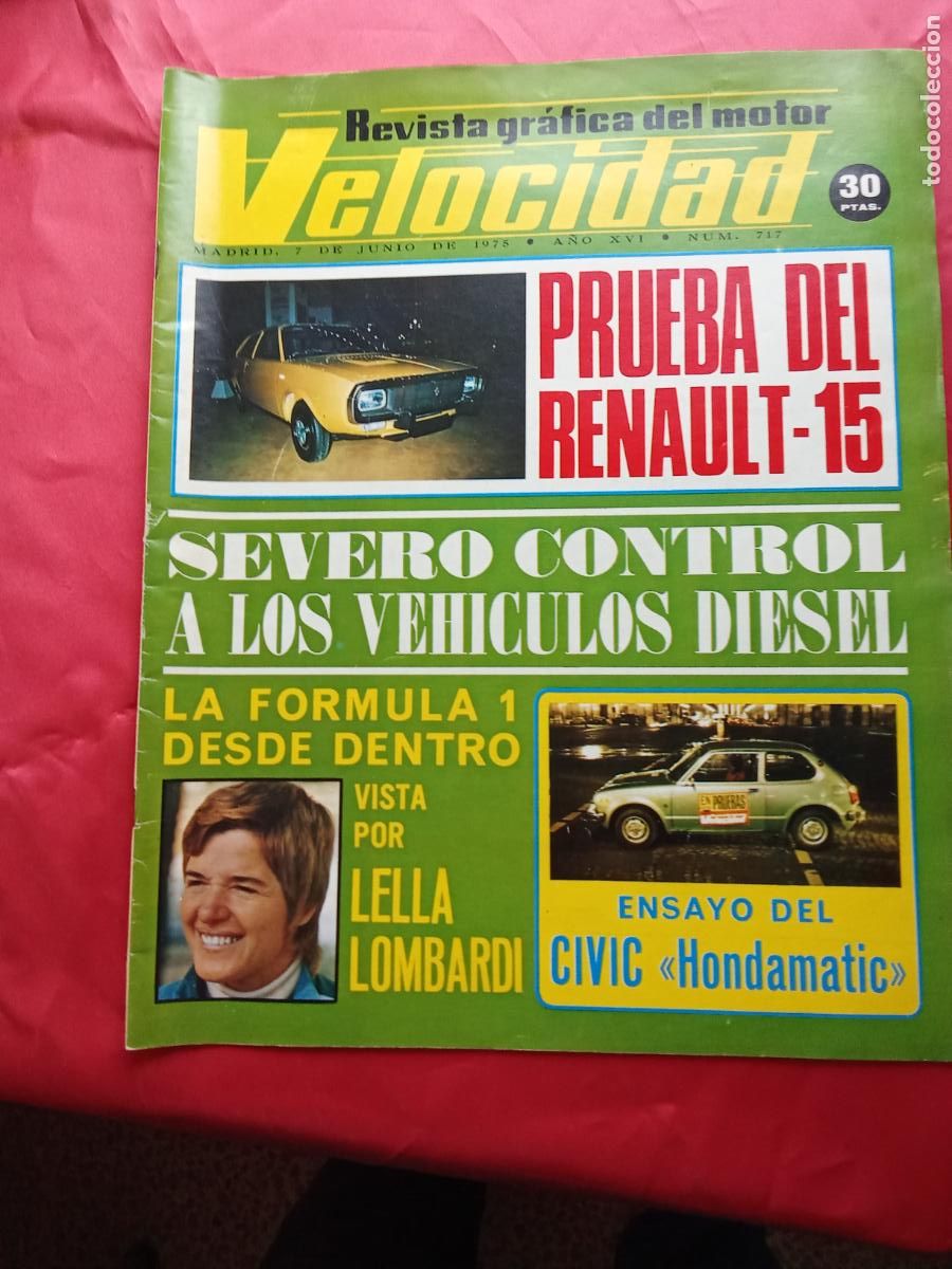 books: Revista Velocidad N&uacute;m.717 Junio 1975 BA.1496