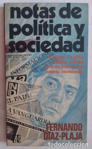 Libros: Notas de pol&iacute;tica y sociedad- 9788401442117