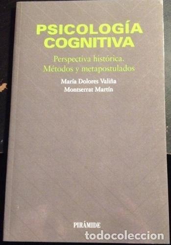 Livros em segunda m&atilde;o: Psicolog&iacute;a cognitiva: perspectiva hist&oacute;rica, m&eacute;todos y metapostulados- 9788436811223