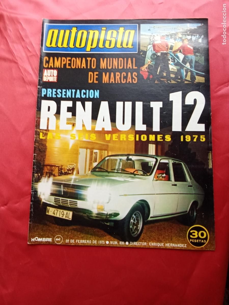 Libros: Revista Autopista N&ordm; 836 Febrero 1975 BA.1512