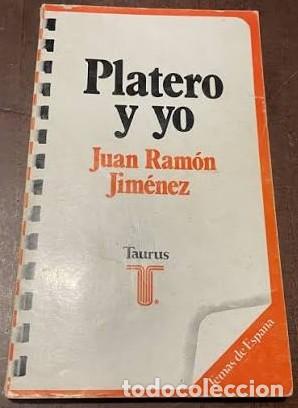 Libros: Platero y yo - Juan Ram&oacute;n Jim&eacute;nez