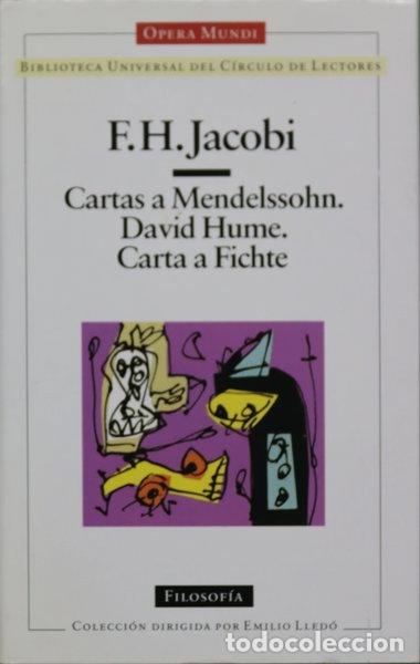 Libros: Cartas a Mendelssohn y otros textos- 9788422654889