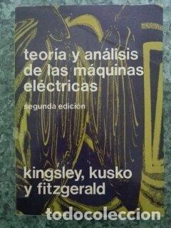 B&uuml;cher: Teor&iacute;a y an&aacute;lisis de las m&aacute;quinas el&eacute;ctricas- 9788425505621