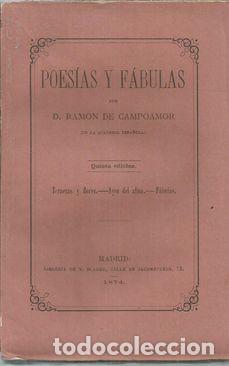 Libros: POESIAS Y FABULAS - CAMPOAMOR, D. RAMON DE