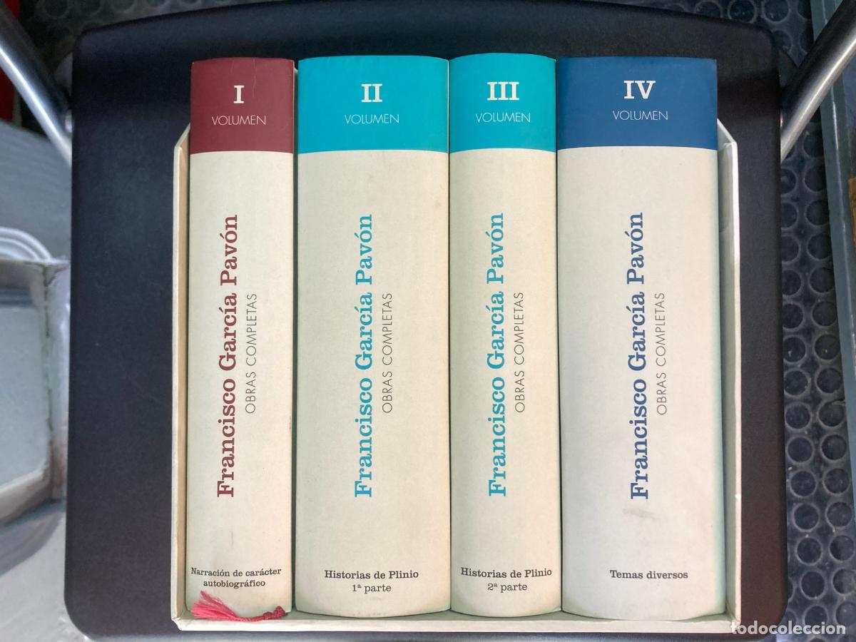 Libros: Francisco Garc&iacute;a Pav&oacute;n - Obras completas (4 vols.)