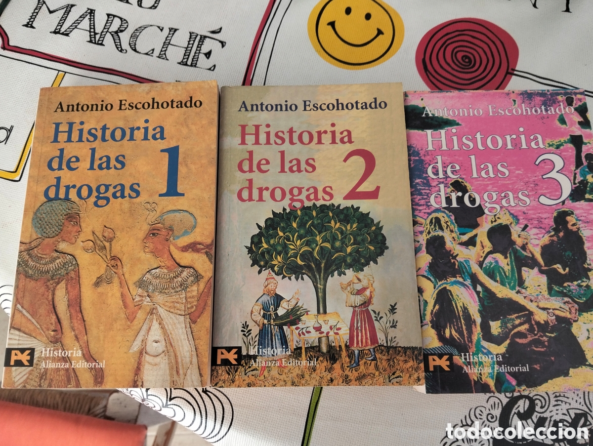 Libros: Historia de las drogas 1 2 y 3. Antonio Escohotado
