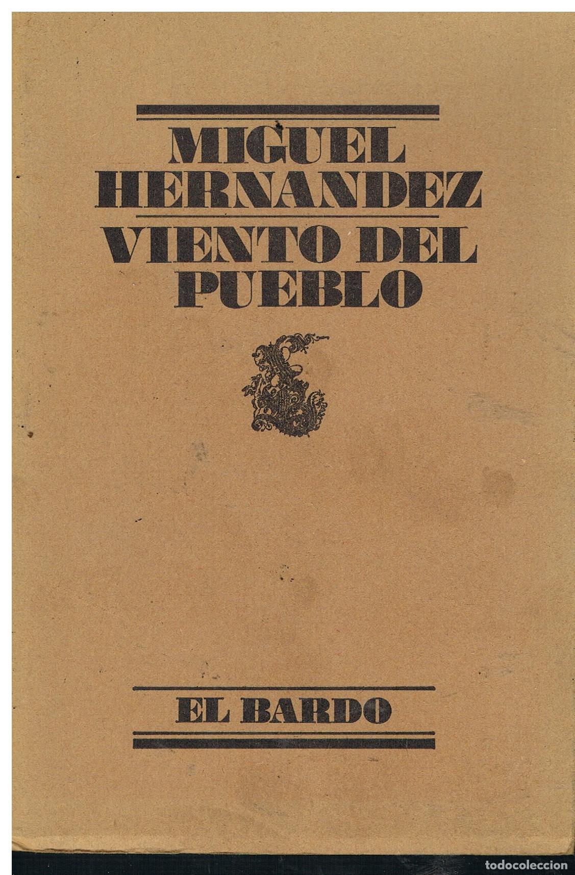 Libros: Viento Del Pueblo - Miguel Hernandez