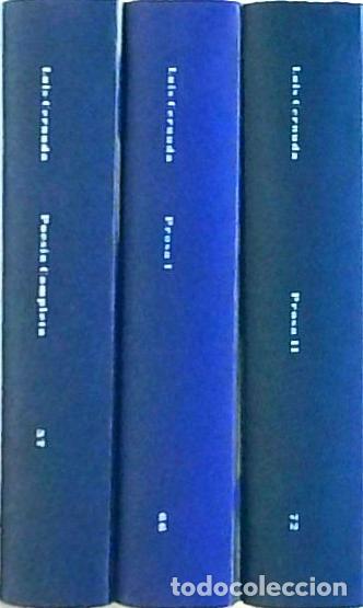 books: Obra completa. 3 TOMOS. Tomo I: Poes&iacute;a completa. Volumen I. Tomo II: Prosa I. Volumen II. Tomo III: