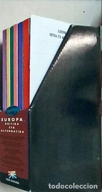 books: Europa kritika ETA alternatiba. 6 TOMOS CON ESTUCHE CARTONE EDITORIAL + 1 folleto con fe de erratas