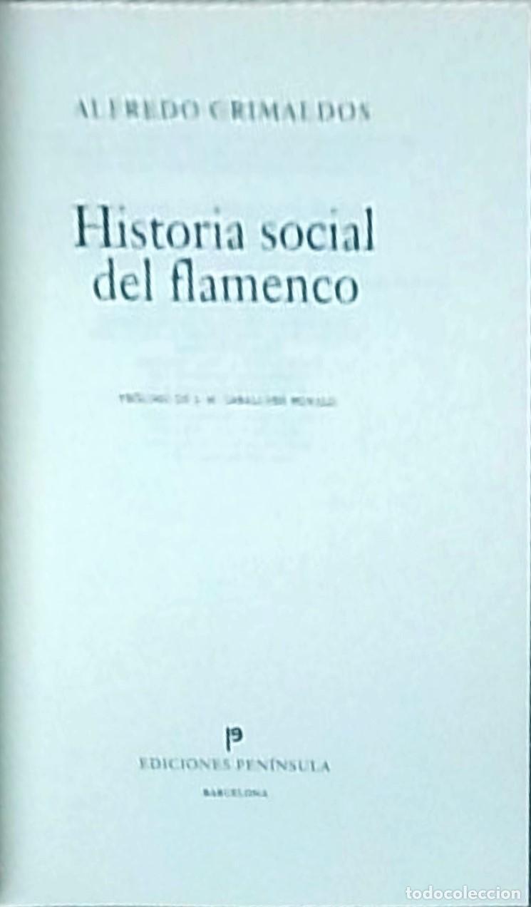 Libros: Historia social del flamenco - GRIMALDOS, Alfredo: