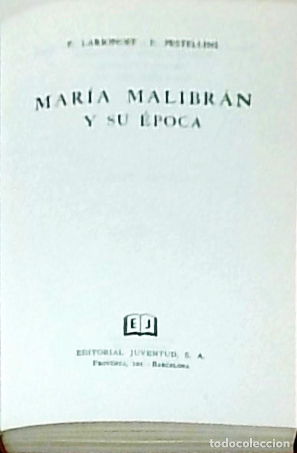 books: Mar&iacute;a Malibr&aacute;n y su &eacute;poca - LARIO NOFF, P. Y PESTELLINI, F.: