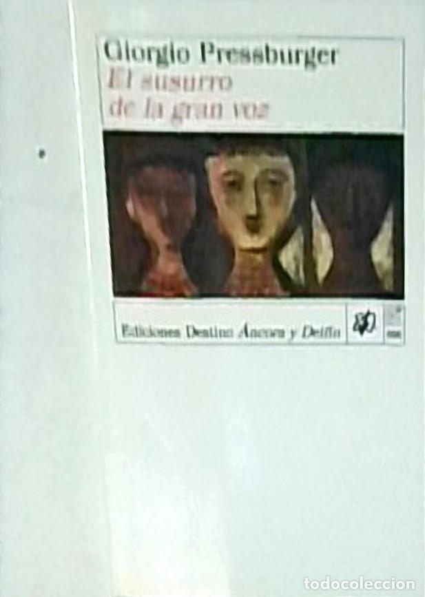 Libros: Un susurro de la gran voz - PRESSBURGER, Giorgio: - Foto 1