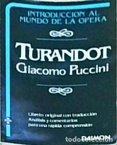 books: Turandot. Libreto original con traducci&oacute;n. An&aacute;lisis y comentario para una r&aacute;pida comprensi&oacute;n. Introd
