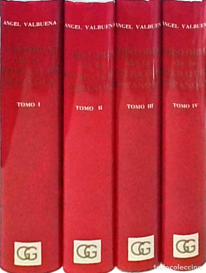 books: Historia de la literatura espa&ntilde;ola. 4 TOMOS - VALBUENA PRAT, Angel:
