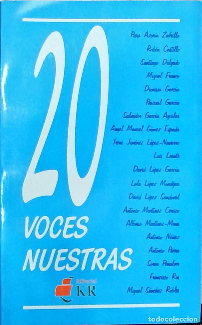 Libri di seconda mano: 20 voces nuestras: antolog&iacute;a de narradores murcianos - Autores Varios: