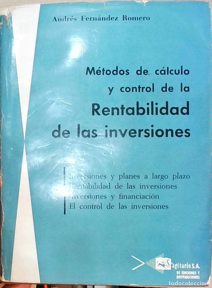 Livros em segunda m&atilde;o: M&eacute;todos de c&aacute;lculo y control de la Rentabilidad de las inversiones - Andr&eacute;s Fern&aacute;ndez Romero: