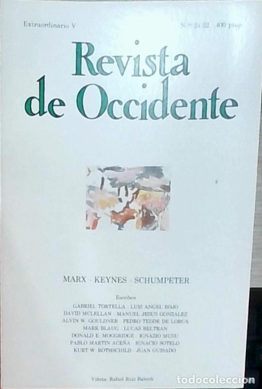 Libri di seconda mano: Revista de Occidente. Extraordinario V, N&ordm; 21-22: Marx, Keynes, Schumpeter - Autores Varios: