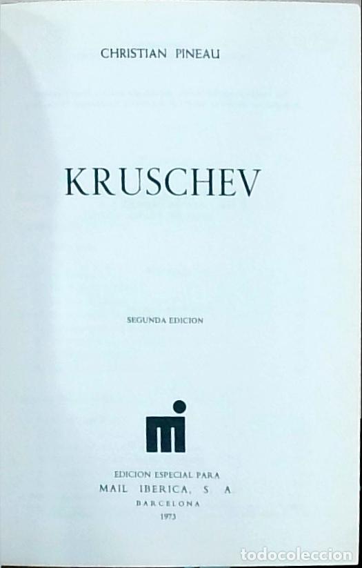 Libros: Kruschev - Christian Pineau: - Foto 1