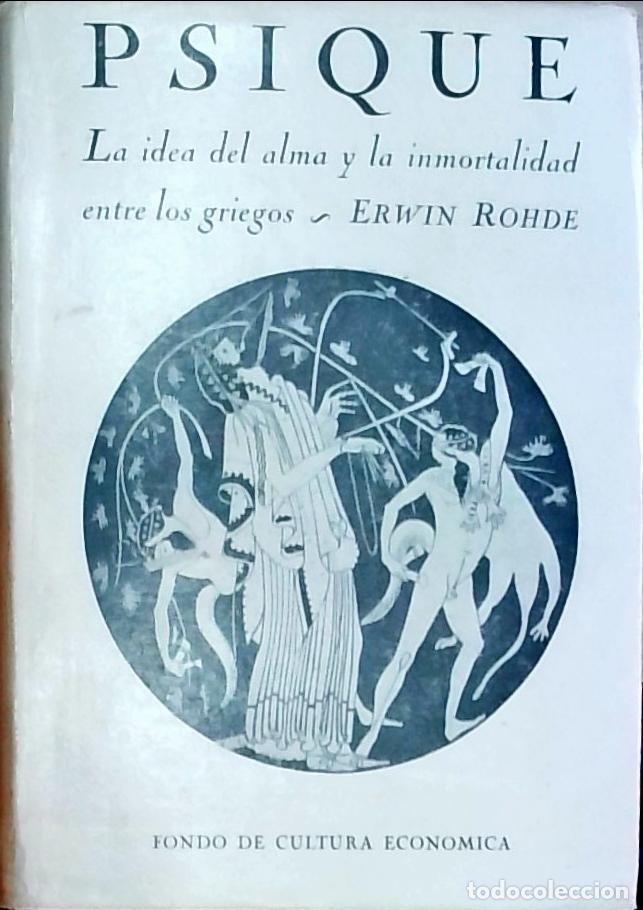 Livros em segunda m&atilde;o: Psique: La idea del alma y la inmortalidad entre los griegos - Erwin Rohde: