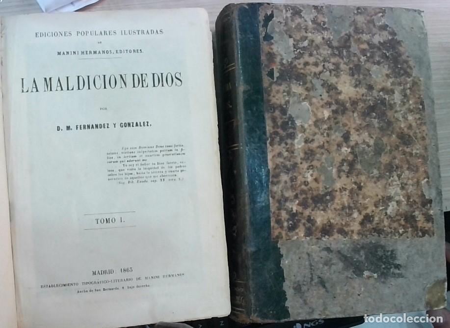 Libros: La maldici&oacute;n de Dios. 2 tomos - Fern&aacute;ndez y Gonz&aacute;lez, Manuel: