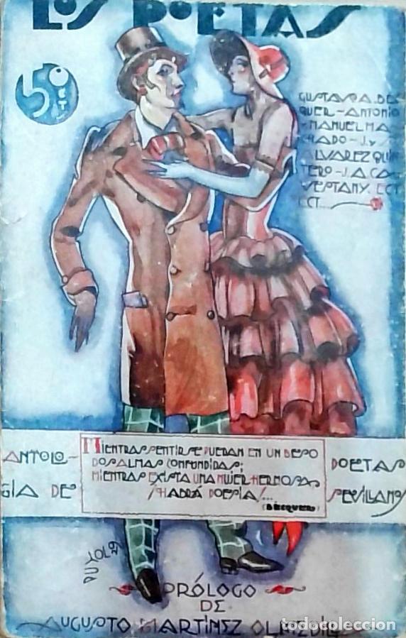 Libros: Antolog&iacute;a de poetas sevillanos. Los Poetas A&ntilde;o II n&ordm; 35 - Gustavo A. B&eacute;cquer, Antonio y Manuel Macha