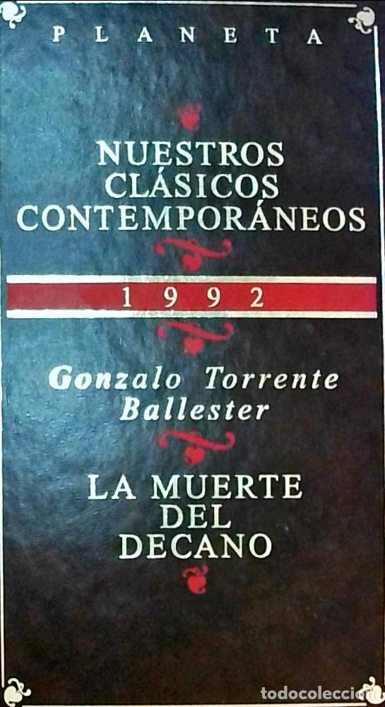 Libros: La muerte del decano - Gonzalo Torrente Ballester: - Foto 1