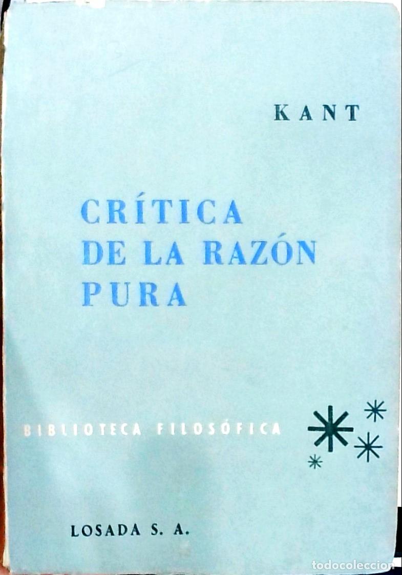 books: Cr&iacute;tica de la raz&oacute;n pura - Kant, Immanuel: