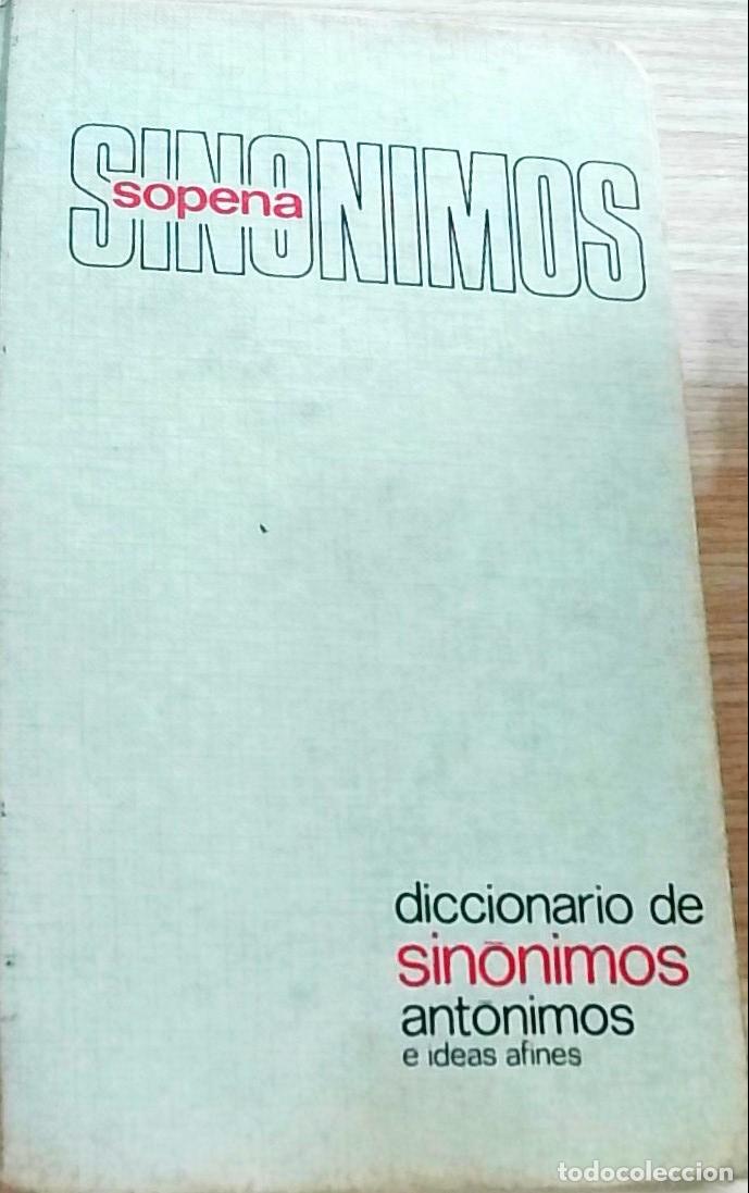 Livros em segunda m&atilde;o: Diccionario de sin&oacute;nimos ant&oacute;nimos e ideas afines - DICCIONARIO: