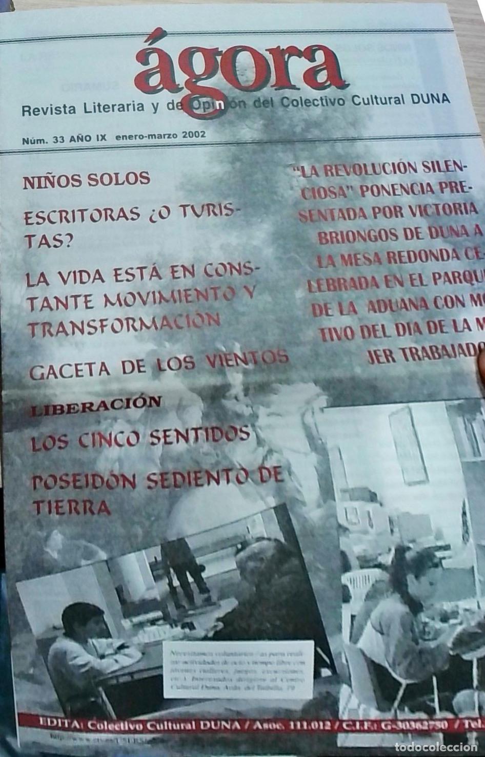 Livros em segunda m&atilde;o: &Aacute;gora. Revista Literaria y de Opini&oacute;n del Colectivo Cultural DUNA N&uacute;m. 33, A&ntilde;o IX, Enero - Marzo -