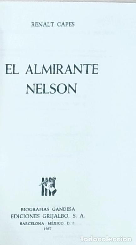 Livros em segunda m&atilde;o: El Almirante Nelson - Renalt Capes:
