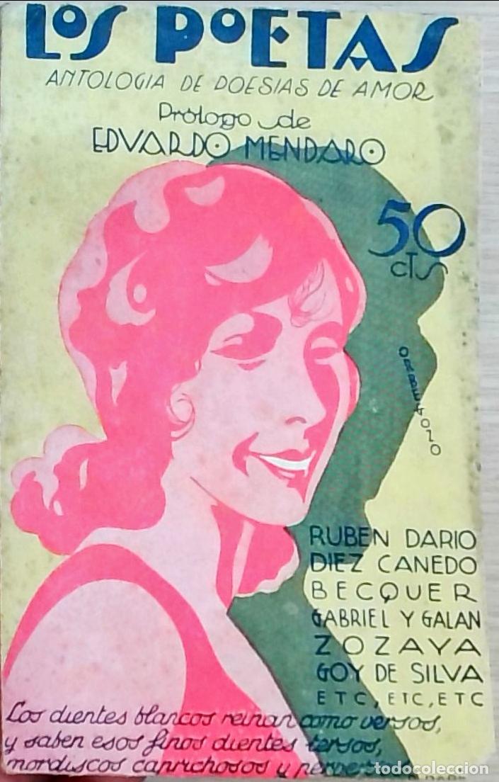 Livros em segunda m&atilde;o: Antolog&iacute;a de poes&iacute;as de amor. Los Poetas A&ntilde;o II n&ordm; 63 - Rub&eacute;n Dar&iacute;o, D&iacute;ez Canedo, B&eacute;cquer, Gabriel y