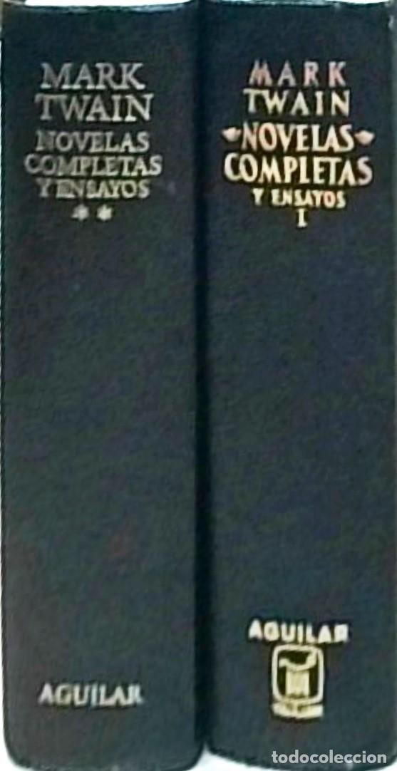 Livros em segunda m&atilde;o: Novelas completas y ensayos. 2 tomos - TWAIN, Mark (CLEMENS, Samuel Langhorne):