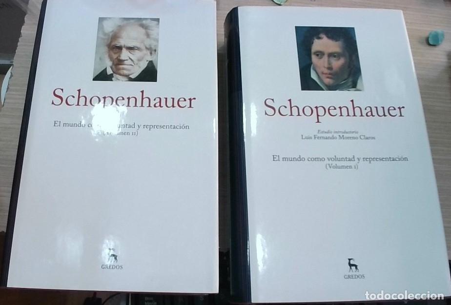 Libros: El mundo como voluntad y representaci&oacute;n. 2 tomos - Schopenhauer, Arthur: - Foto 1