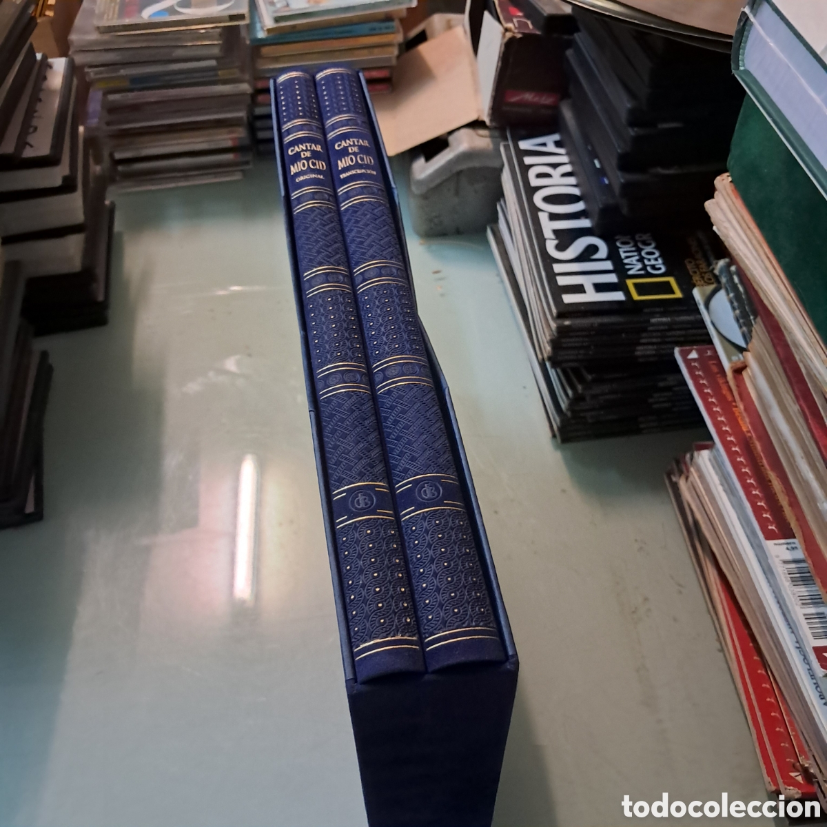 Libri di seconda mano: Cantar del m&iacute;o Cid,Angel Roncero y Guillermo Blazquez,2 tomis